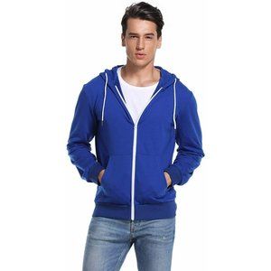 KUULEE Men's Casual Fit Lightweight Pullover Hoodi